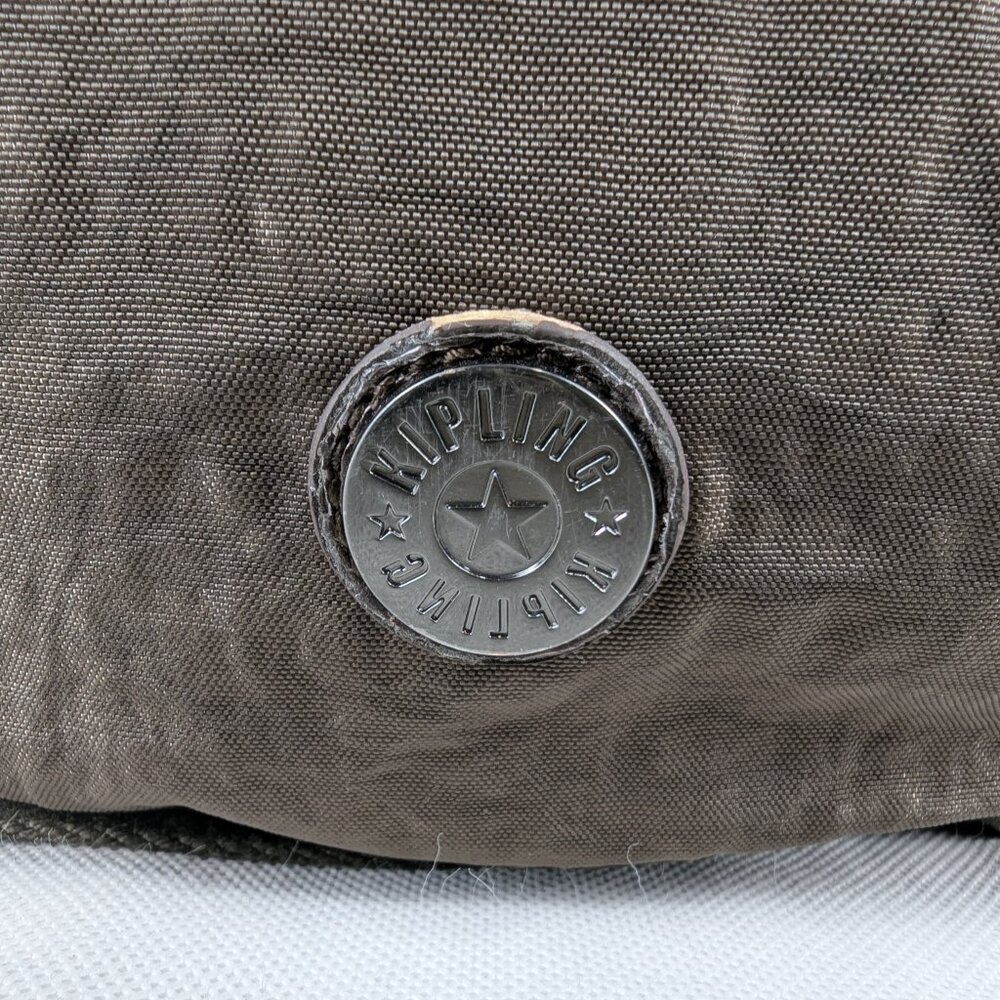 Kipling Large Shoulder Crossbody Bag Brown - Authentic - Made in China - Picture 5 of 16